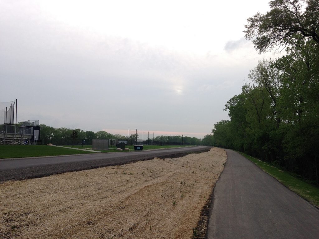 The New Alsip Paved Section of CalSag - Westbound