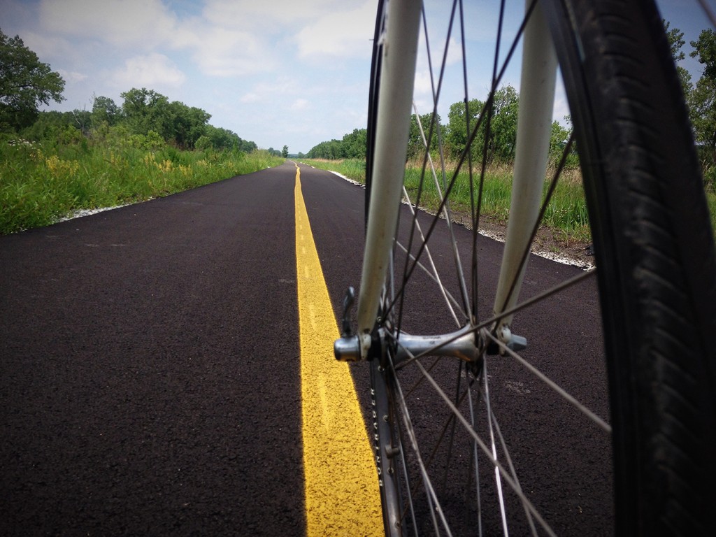 CalSag Bike Trail-Wheel Perspective
